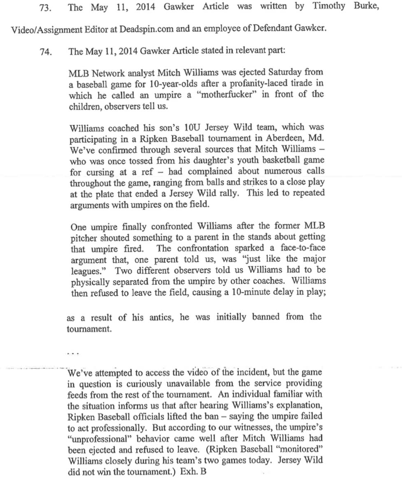 Illustration for article titled Why Was Mitch Williams Fired From MLB Network? Why Is He Suing His Former Employer?